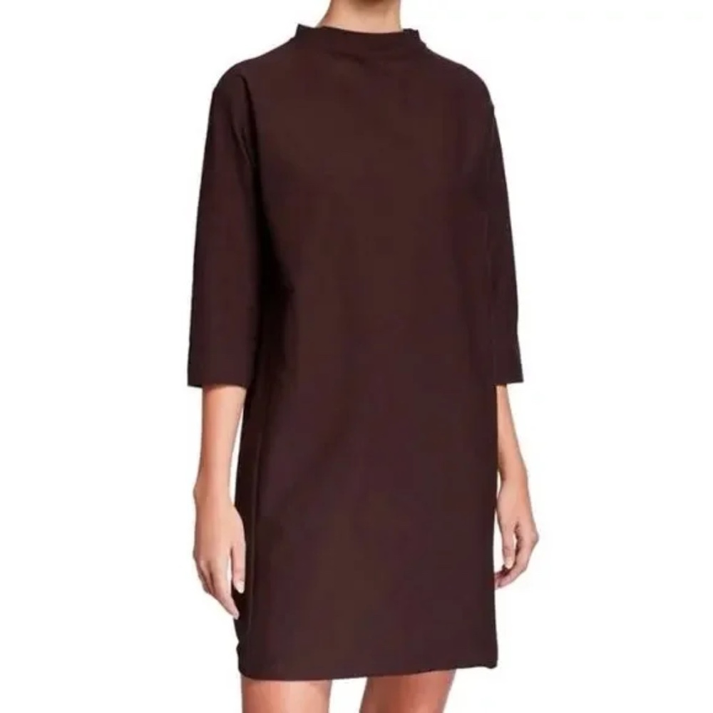 Eileen Fisher NWT‎ Funnel Neck Dress Sz Small
